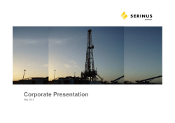 SEN - Corporate Presentation - May 2015 [Tylko
