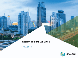 2015 Q1 Interim Report (Presentation PDF)