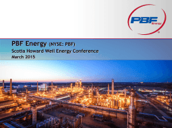 PBF Energy Howard Weil Energy Conference Presentation