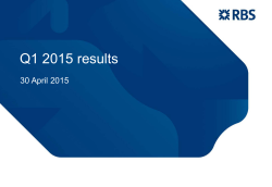 Q1 Results 2015 Slides - Investors