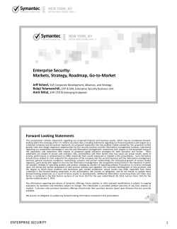 Enterprise Security - Symantec