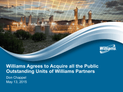 Supplemental Slides - Williams Partners LP