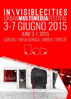 3-7 GIUGNO 2015 - In\visiblecities