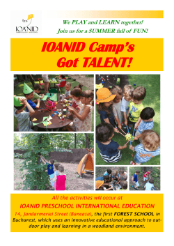 IOANID Camp`s Got TALENT!
