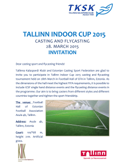 TALLINN INDOOR CUP 2015
