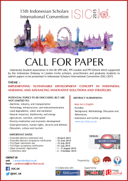 ISIC call for paper