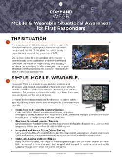 Situational Awareness Solution Product Brochure