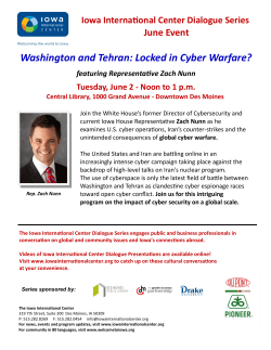 Washington and Tehran: Locked in Cyber Warfare?