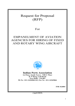 RFP Document - Indian Ports Association