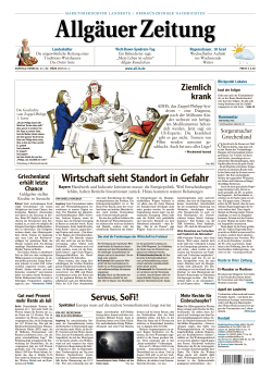 AllgÃ¤uer Zeitung, Marktoberdorf vom 21.03.2015