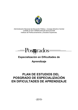 Plan de Estudios - IPES - AdministraciÃ³n Nacional de EducaciÃ³n