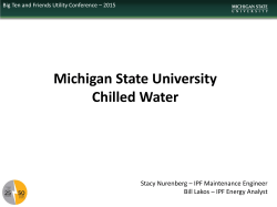 MSU chilled water - Michigan State University