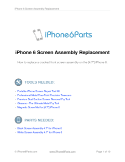 iPhone 6 Screen Assembly Replacement