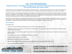 150331_FINAL Call for presentations