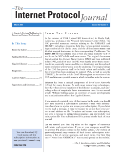 PDF 1.4M - The Internet Protocol Journal