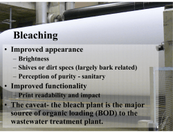 Basics of ECF - TCF Bleaching Kraft Pulps