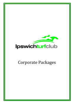 Corporate Packages - Ipswich Turf Club