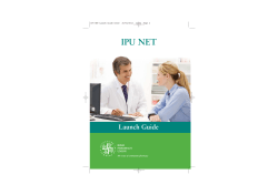 IPU NET Launch Guide 868kb