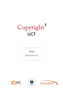 EXAM - UCT IP Unit