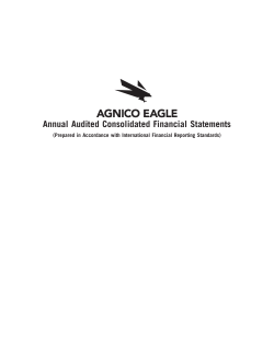 Annual Audited Consolidated Financial Statements