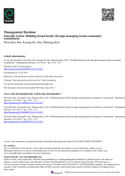 Management Decision