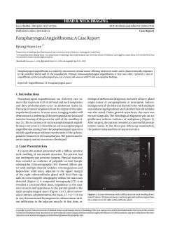 Parapharyngeal Angiofibroma: A Case Report