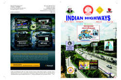 Apr 2015 - Indian Roads Congress