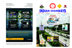 E-Version INDIAN HIGHWAYS-MAY 2015 EDITION