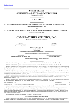 10-K Filing PDF - cymabay therapeutics
