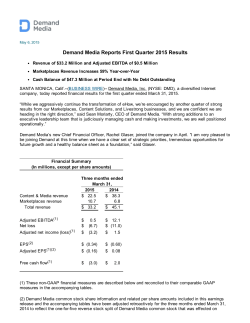 Q1 2015 Earnings Release (PDF 215 KB)