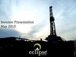Investor Presentation May 2015 - Investor Center
