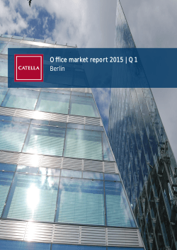 Office market report 2015 | Q1 Berlin