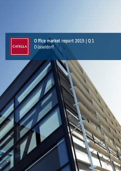 Office market report 2015 | Q1 DÃ¼sseldorf