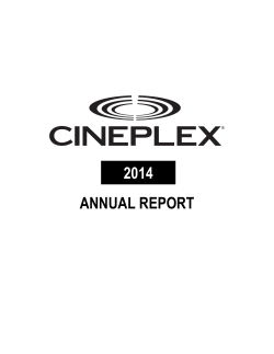ANNUAL REPORT 2014
