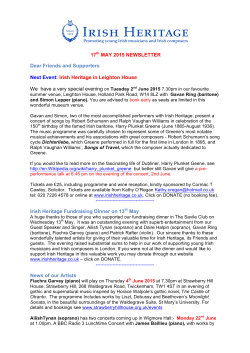 Newsletter Mid May 2 2015