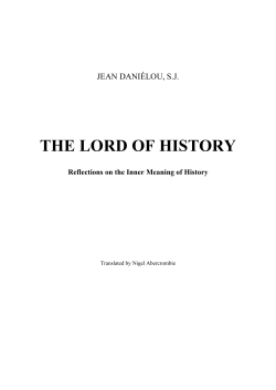 the Lord of history