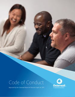 Code of Conduct - Outerwall Inc.