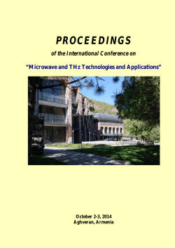 proceedings - Digital Repository of the Institute of Radiophysics and