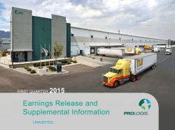 Earnings Release and Supplemental Information