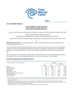 2015 First-Quarter Results Earnings Release (PDF 523 KB)