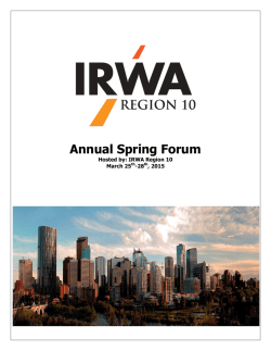 Annual Spring Forum