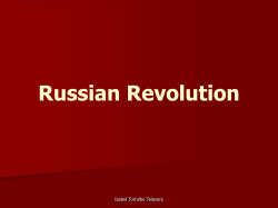 Russian Revolution - isabelsocialscience