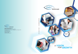 ISEC Healthcare Ltd Annual Report 2014
