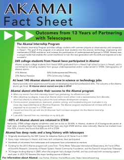 Fact Sheet - ISEE at UCSC