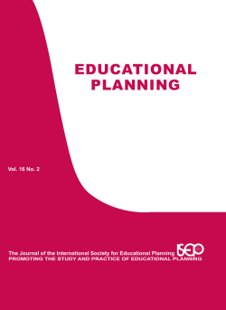Volume 16 Issue 2 - International Society of Educational Planners