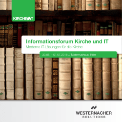 WESTERNACHER Informationsforum Kirche und IT
