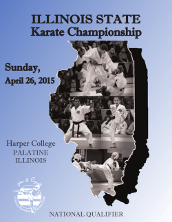 ILLINOIS STATE Karate Championship
