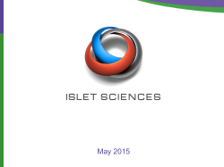 VIEW PDF - Islet Sciences