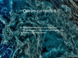 Ocean currents II