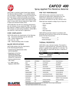 CAFCO 400 Brochure 060211 - Isolation Multi